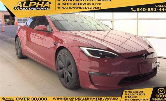 TESLA MODEL S 2022 5YJSA1E59NF489572 image